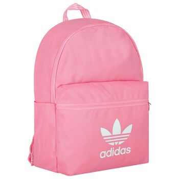 Girls Pink Logo Backpack