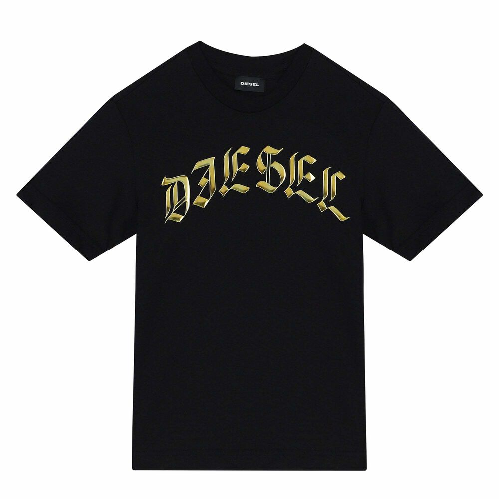 Diesel & Gold Logo T-Shirt Junior Couture USA