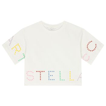 Girls Ivory Logo T-Shirt