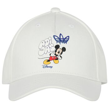 White Logo Mickey Mouse Cap