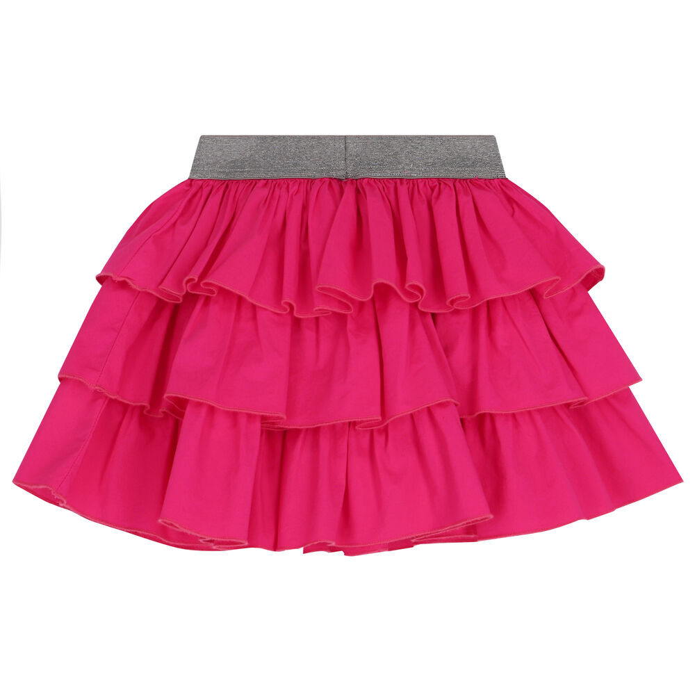 iDO Girls Pink Ruffle Skirt | Junior Couture USA