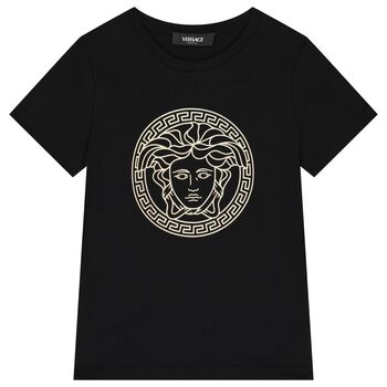Boys Black Medusa T-Shirt