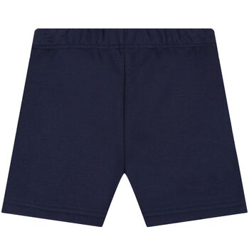 Navy Blue Logo Shorts