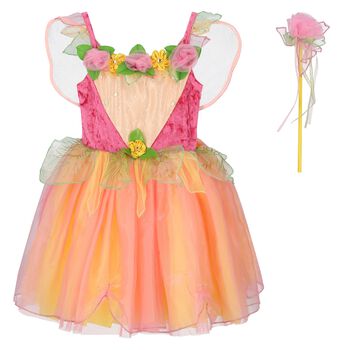 Girls Peach Sorbet Fairy Costume