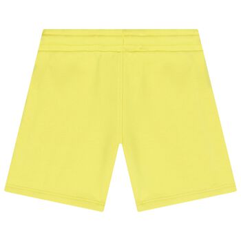 Younger Boys Yellow Logo Shorts