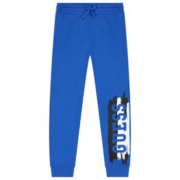 Boys Blue Logo Joggers