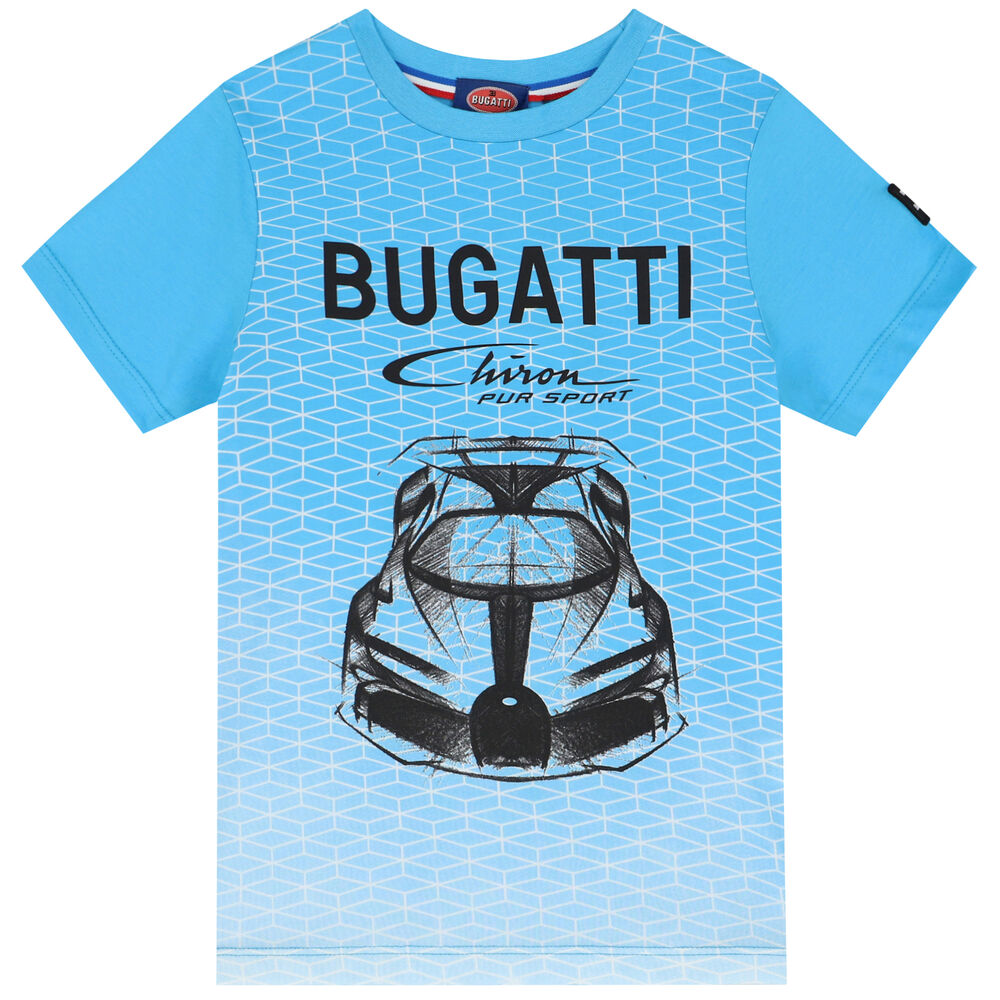 Bugatti Junior Boys Blue USA Logo Junior | T-Shirt Couture
