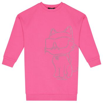 Girls Pink Choupette Dress