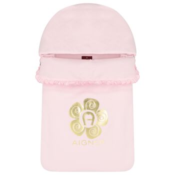 Baby Girls Pink & Gold Logo Nest