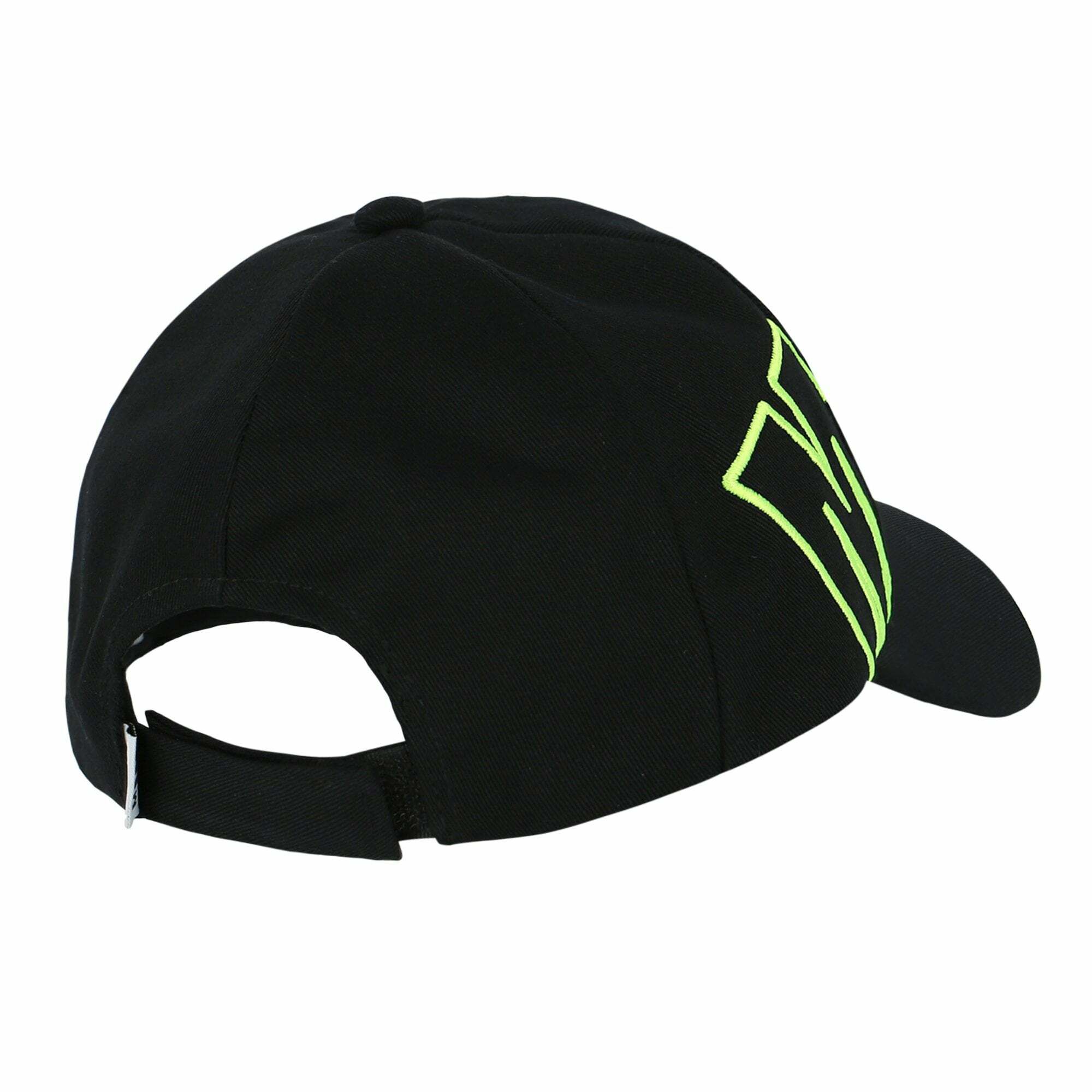 black and neon green nike hat