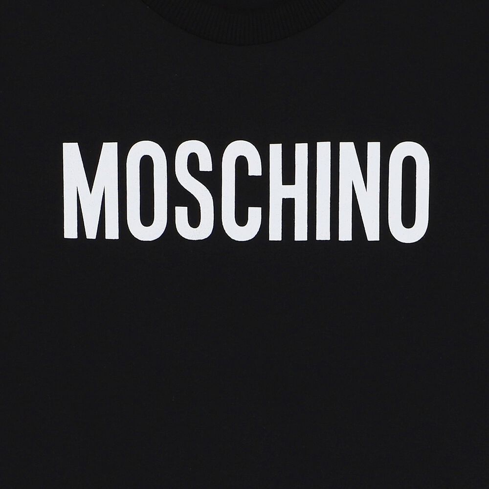 Moschino Pig Logo T-shirt in Black