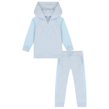 Boys Blue Logo Tracksuit