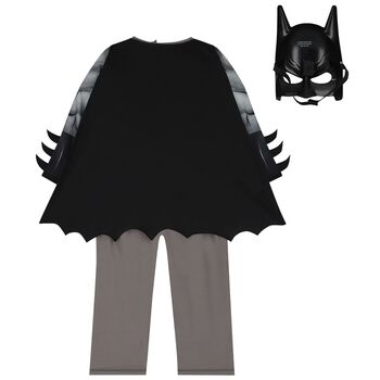 Boys Black & Grey Batman Costume