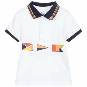 Boys White Polo Shirt