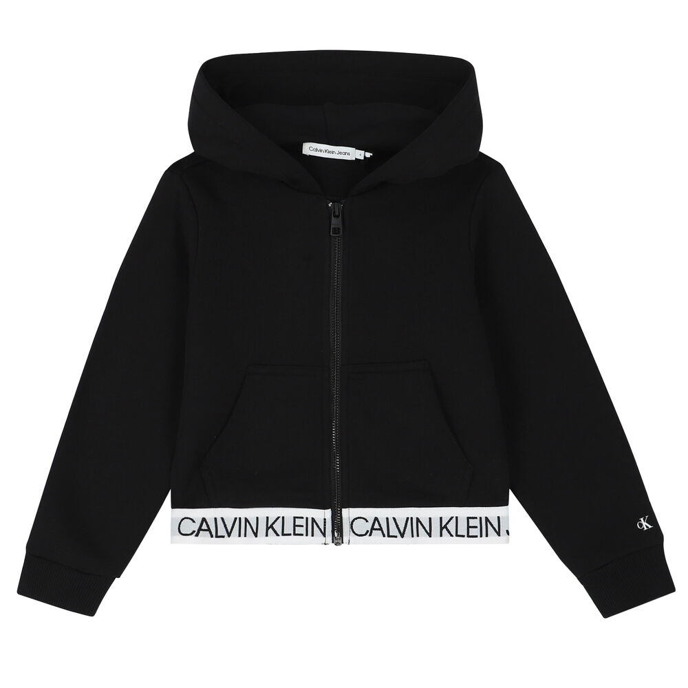 Calvin Klein - Girls Black Cotton Joggers