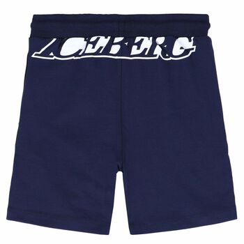 Boys Navy Jersey Shorts