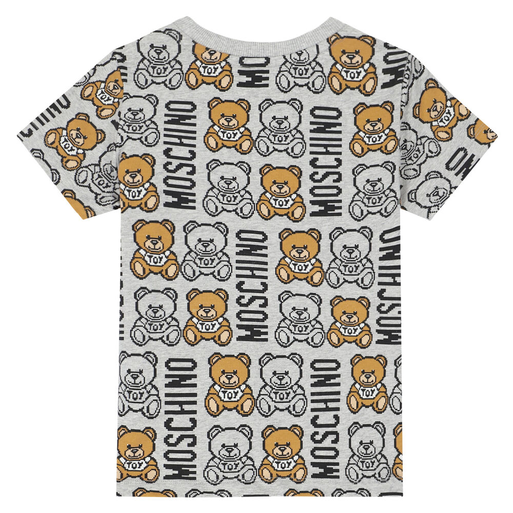 Camiseta Moschino Couture Teddy Bear Gris Hombre 232ZRV07237041484