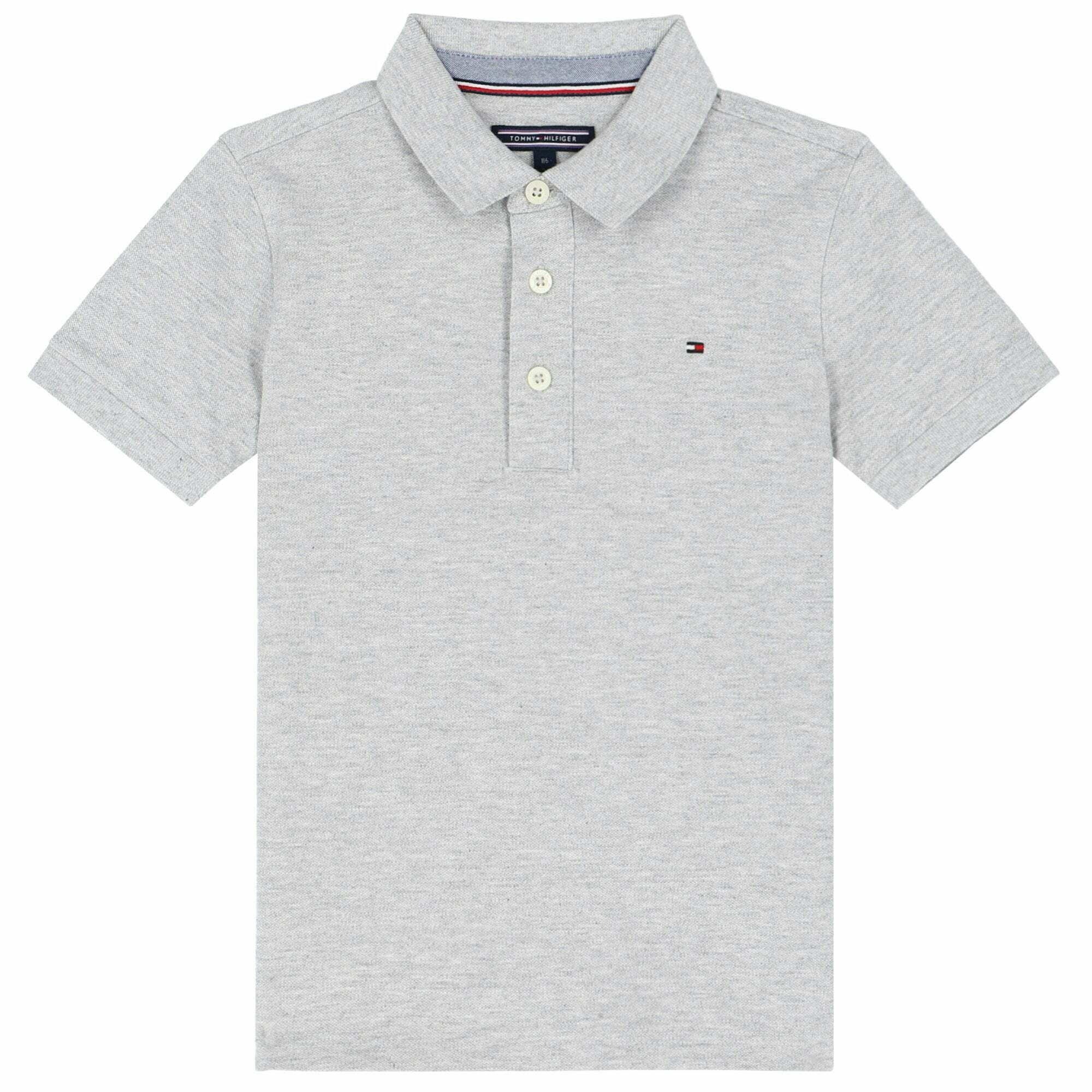 Tommy hilfiger grey cheap polo shirt