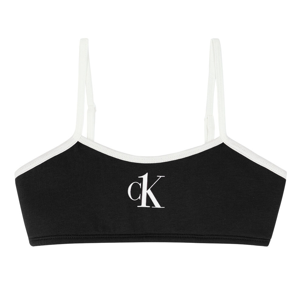Calvin Klein modern logo black elastic Bra / Bralette Size M - $14 (68% Off  Retail) New With Tags - From Lauren