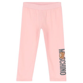 Moschino Girls Leggings with Logo Text – Enfance Baby & Kids