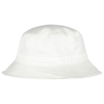 قبعة أولاد بولو باللون الأبيض