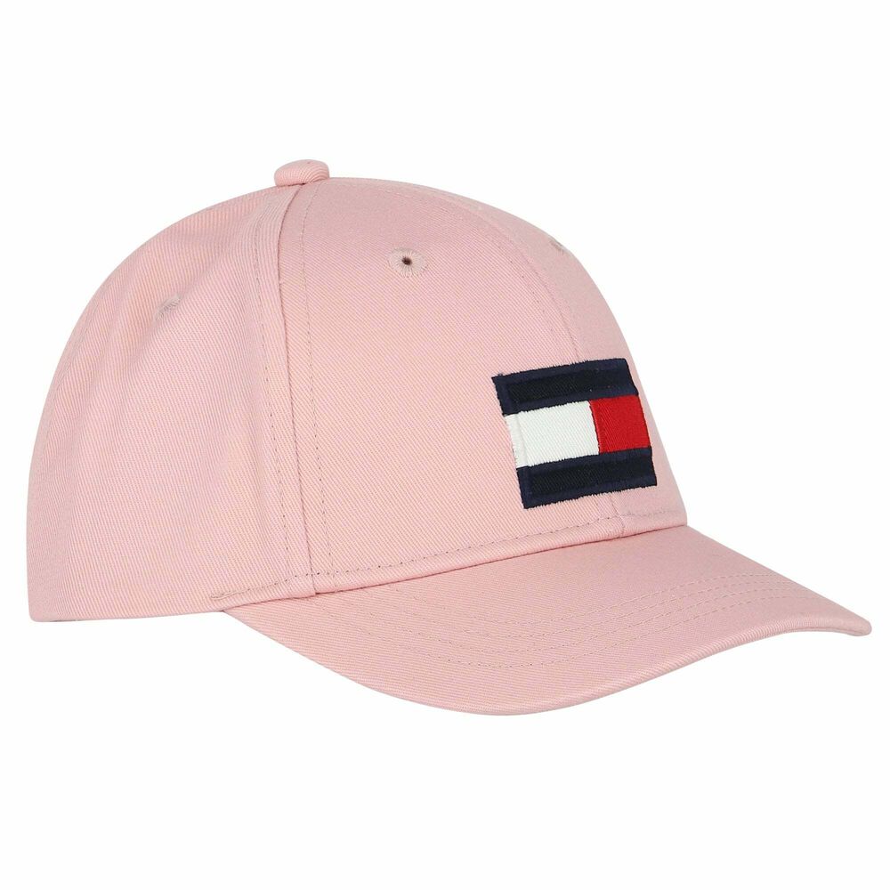 Tommy Hilfiger Girls Pink Logo Cap Junior Couture