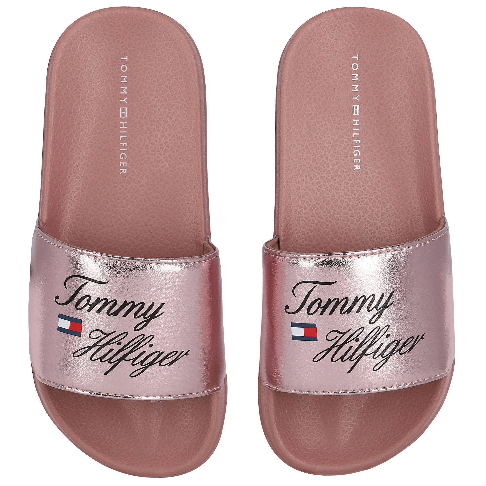 Tommy hilfiger sliders rose 2025 gold