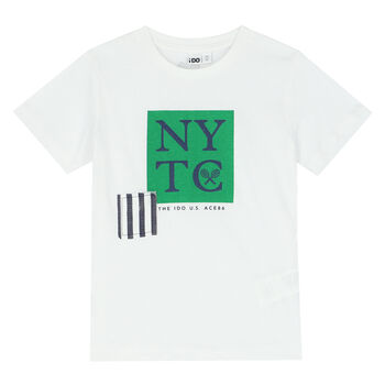 Boys White Logo T-Shirt