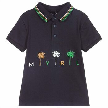 Boys Navy Polo Shirt