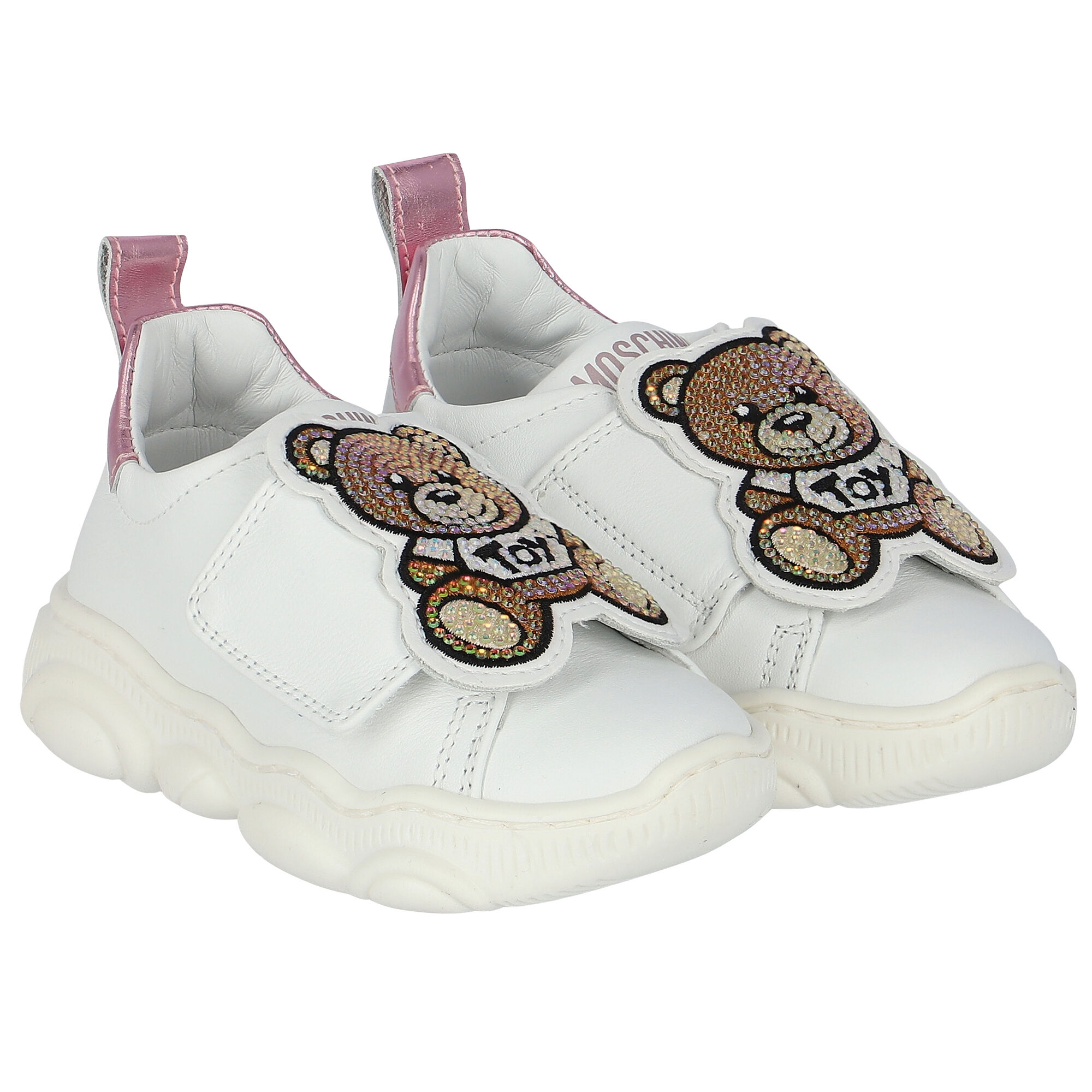 Girls sale moschino trainers