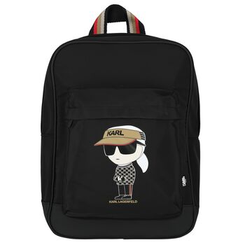 Boys Black Ikonik Backpack