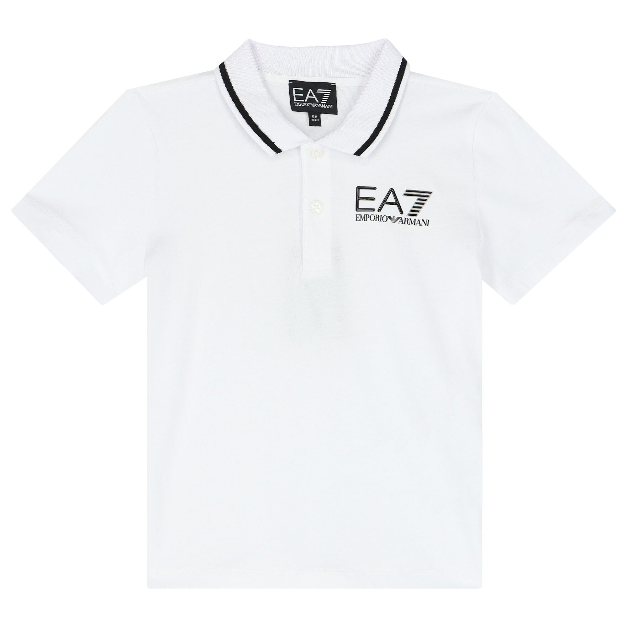 ea7 white polo