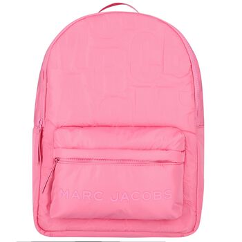 Girls Pink Logo Backpack