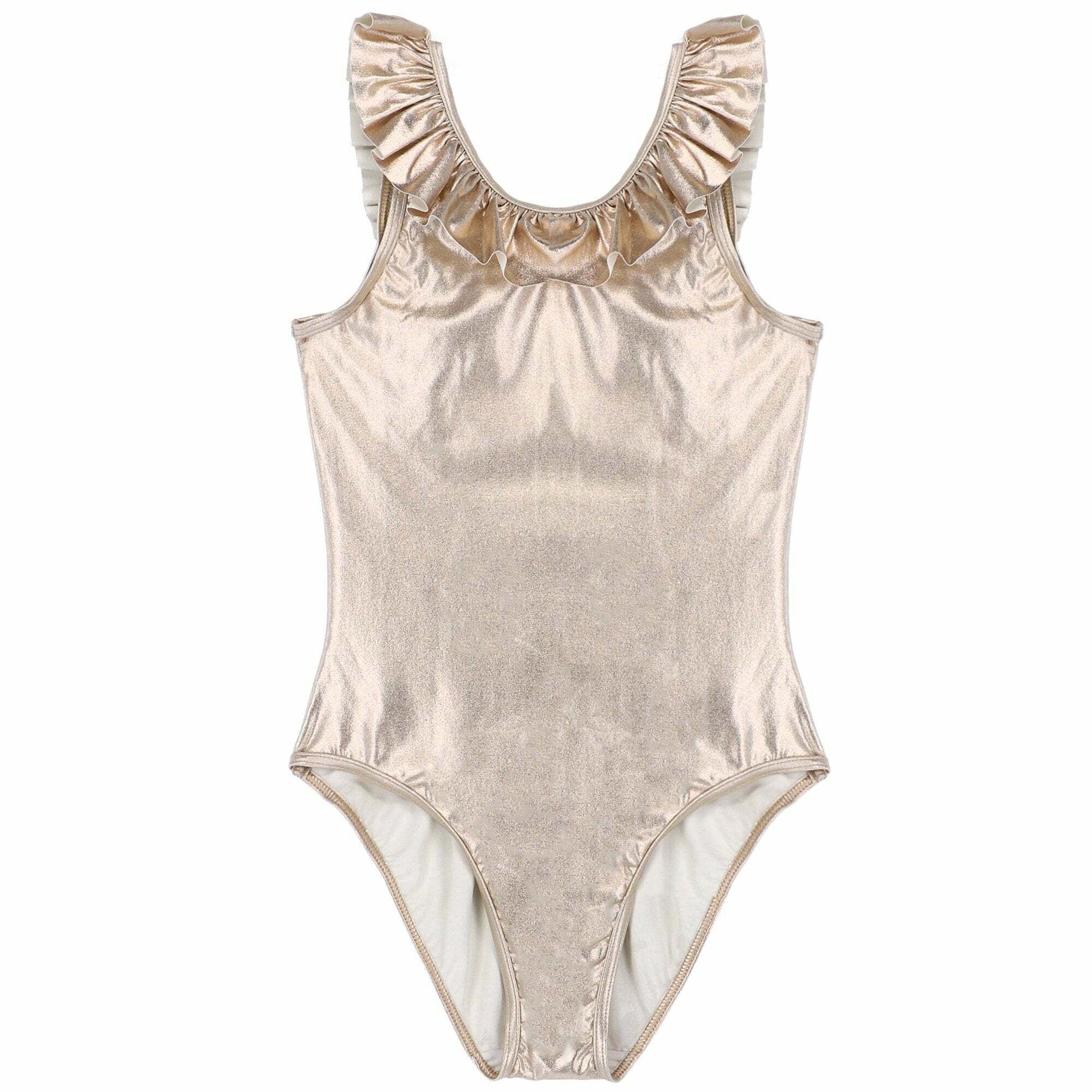 Girls 2025 gold swimsuit