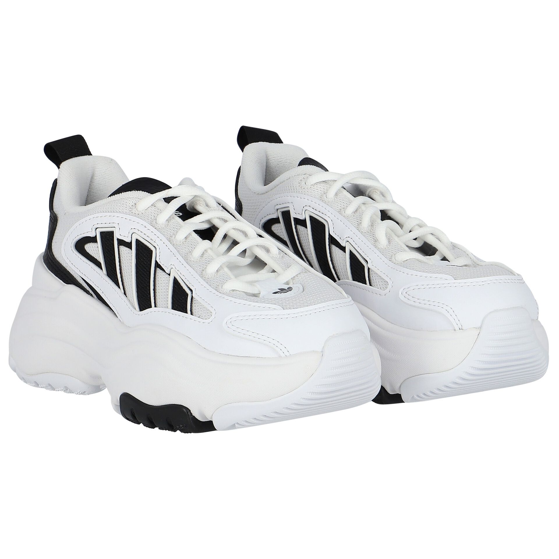 Adidas chunky sale white trainers