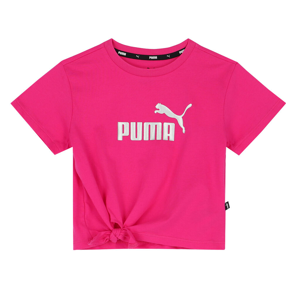 Puma Girls Couture Logo T-Shirt | USA Pink Junior