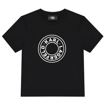 Boys Black Logo T-Shirt