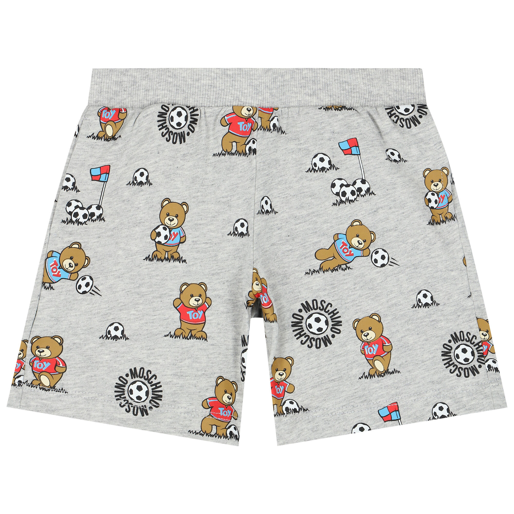 Moschino Kids Teddy Bear-motif shorts - Grey