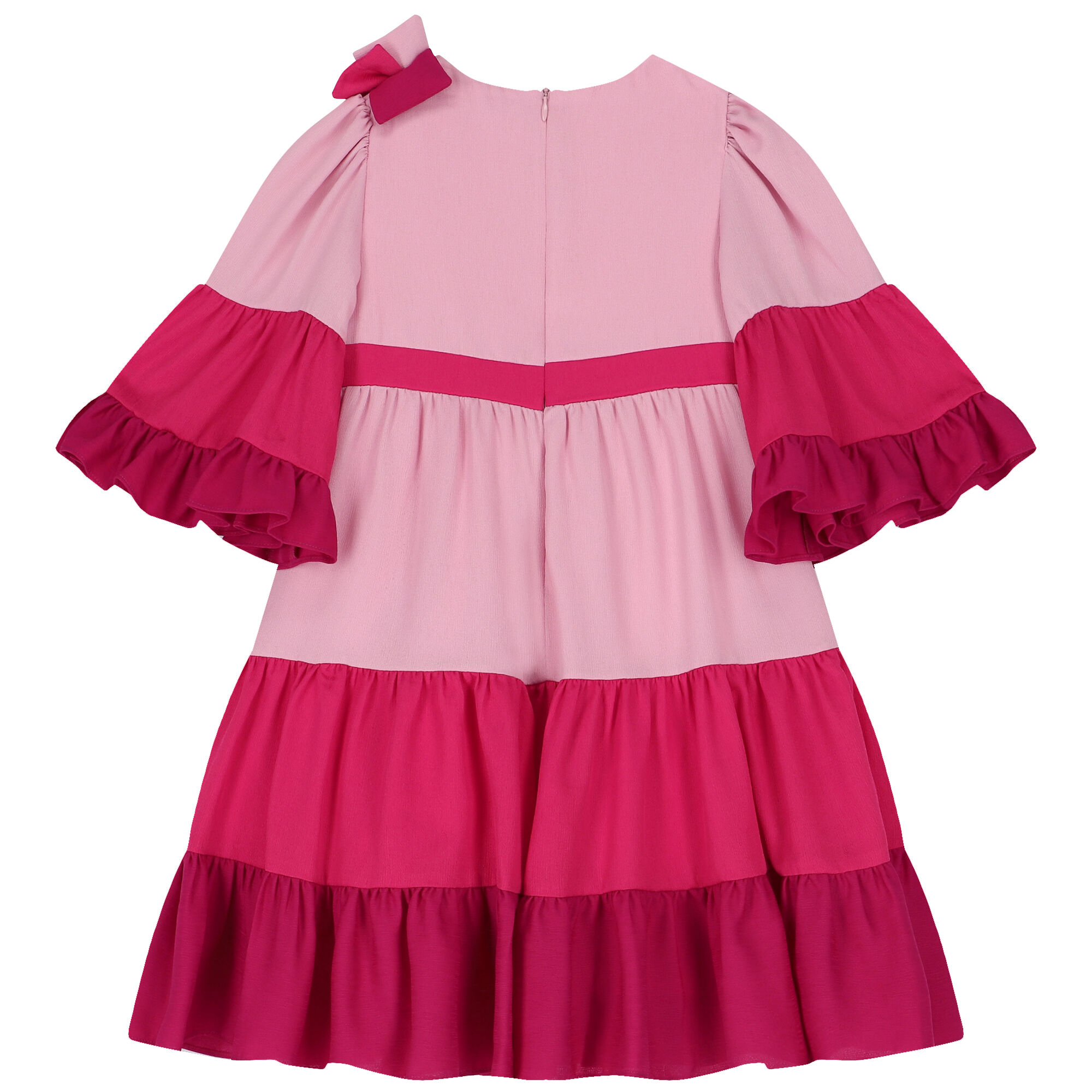 Patachou bow-detail cotton coat - Pink