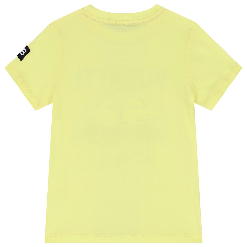 Bugatti Junior Boys Yellow Logo T-Shirt | Junior Couture