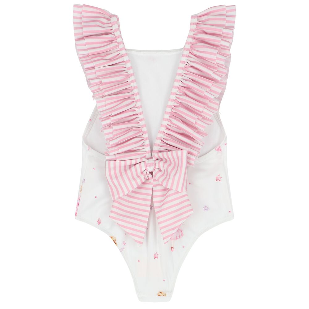 Meia Pata Baby Bathing Suit Marianne - Girafe - with Ruffles and Bows  unisex (bambini)